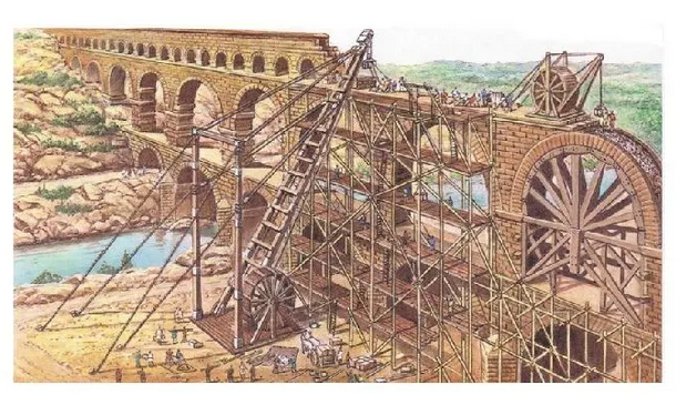 Будівництво Римського акведука (історична реконструкція)